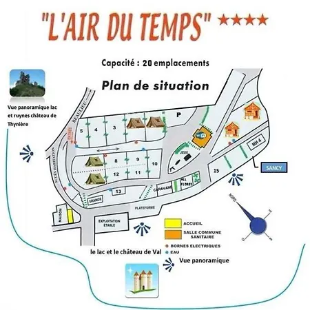 Campingplatz Zecamping 3 Vue Lac Et Canoe Kayak Au Coeur Des Volcans Dauvergne 3*