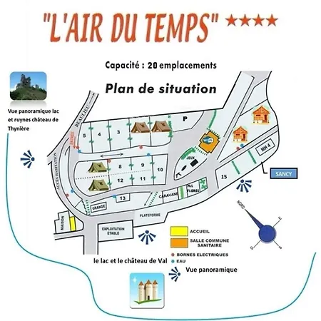 Zecamping 3 Vue Lac Et Canoe Kayak Au Coeur Des Volcans Dauvergne Campingplatz 3*